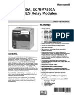 EC/RM7830A, EC/RM7850A 7800 SERIES Relay Modules: Features