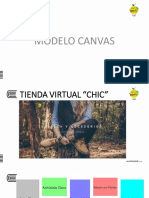 Modelo Canvas - Tiendas Chic