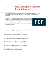 How To Repair Leakages in Concrete Roofs PDF