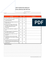 026 First Aid Checklist