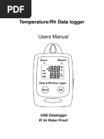 Users Manual - Temp-RH Data Logger