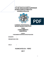 Conocimiento Cientifico Monografia Tecno