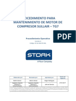 Sp-10-Om-po-001 Mantenimiento de Motor Compresor Sullair Tg7