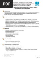 Especialista en Sistemas de Seguridad Electrónica - Nuevo