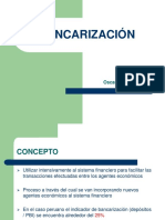 Bancarización y Microfinanzas