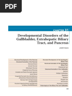 Developmental Disorders of The Gallbladder, Extrahepatic Biliary Tract, and Pancreas