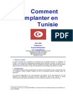 Comment S'implanter en Tunisie Guide - Investissement - Tunisie