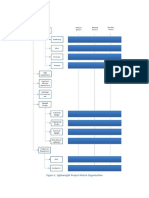 Figure 1. Lightweight Project Matrix Organization