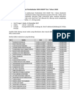 Hasil Evaluasi Pembekalan KKN UNDIP Tim I Tahun 2018