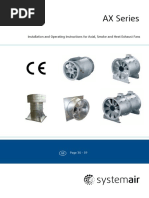 Systemair AX Installation Manual Eng