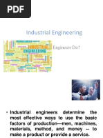 Industrial Engineering: What Industrial Engineers Do?