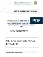 1.0. Especificaciones Tecnicas Sistema de Agua Potable Corregido Por Mi