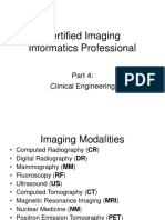 Certified Imaging Informatics Professional: Clinical Engineering