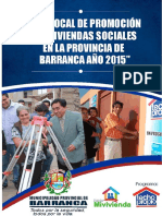 Libro Plan de Promoción de Vivienda Social - Provincia de Barranca 2015