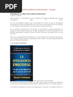 Resumen de Inteligencia Emocional