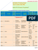 Course Schedule PR 201718 2