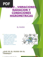 Ruido, Vibraciones, Radiacion y Condiciones Higrometricas