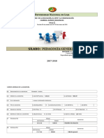 Sílabo Pedagogía 2017 2018