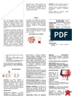 Triptico de Sangre y Sus Derivados