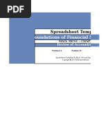 Foundations of Financial Management: Spreadsheet Templates