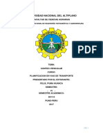 Informe de Conteo Vehicular