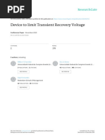 Device To Limit Transient Recovery Voltage