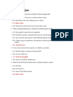 Forklift Safety Quiz: (C) Both A and B