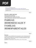 Parejas Homosexuales y Familias Homoparentales - HTML