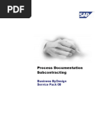 ProcessDocumentation Subcontracting