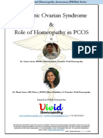 Polycystic Ovarian Syndrome & Role of Homeopathy in PCOS