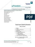 SAEP-1152 - Approval Procedure For Ready-Mixed Concrete Mix Design