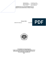 Praktikum Evaluasi Sensori Pangan