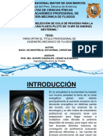 Análisis Térmico y Selección de Ciclo de Proceso para La Implementacion de Una Planta Piloto de 10 MW de Energía Geotermal