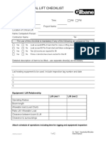 Crane Critical Lift Checklist2