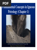 Fundamental Concepts in Igneous Fundamental Concepts in Igneous Petrology (Chapter 1) Petrology (Chapter 1)