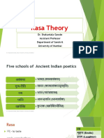 Rasa Theory - Rasasutra of Bharata