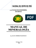 Manual de Mineralogía 2014