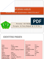 Laporan Kasus Parotitis