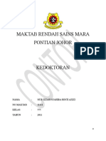 Contoh Folio Kerjaya