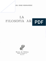 Cruz Hernandez Miguel - La Filosofia Arabe PDF