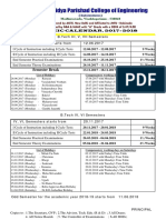 Semester Break: ACADEMIC CALENDAR, 2017 - 2018 B.Tech III, V, VII Semesters