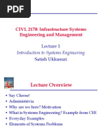 CIVL 2170: Infrastructure Systems Engineering and Management