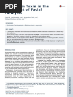 Botulinum Toxin in The Treatment of Facial Paralysis