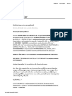 Modelo de Acordo Extrajudicial PDF