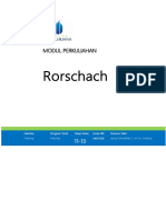 Modul Materi Rorschach - Universitas Mercubuana