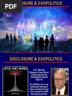 Disclosure and Exopolitics Summary