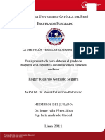 Aymara DERIVACION Verbal Tomata PDF