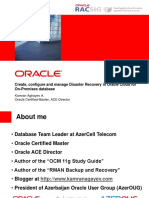 Create, Configure and Manage Disaster Recovery in Oracle Cloud For On-Premises Database