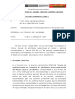 Informe Mensual Mar - Carazbamba