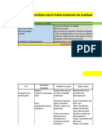 Sistema Haccp para Durazno en Almibar